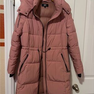 DKNY Women's Blush Puffer Jacket Coat size L